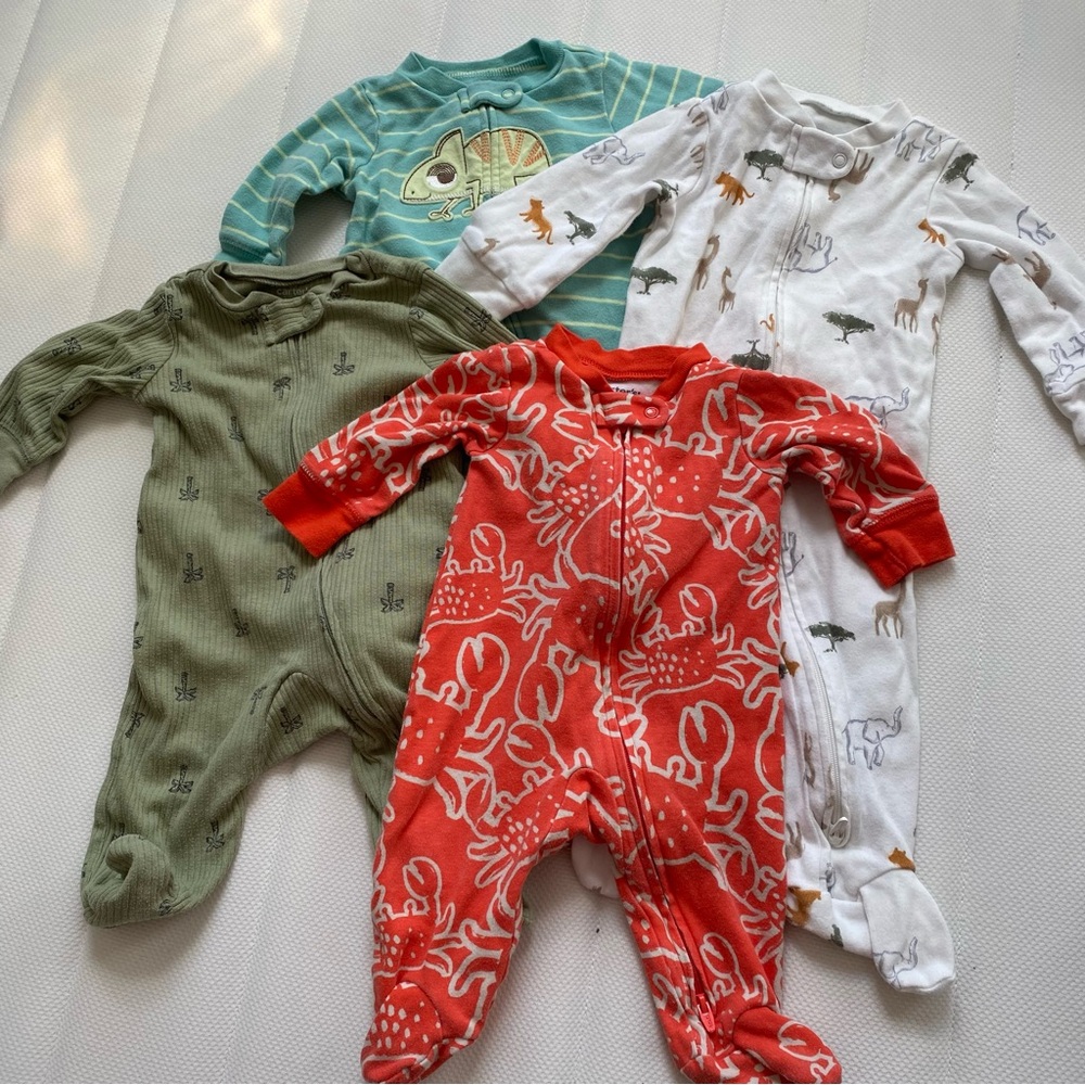 3M Baby One-Piece Sleepers - Boy // Unisex